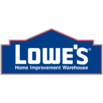Lowe’s Home Improvement Warehouse logo, a corporate partner contributing to community development, volunteer projects, and neighborhood improvement initiatives