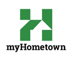 myHometown program logo representing community connection and local support initiatives